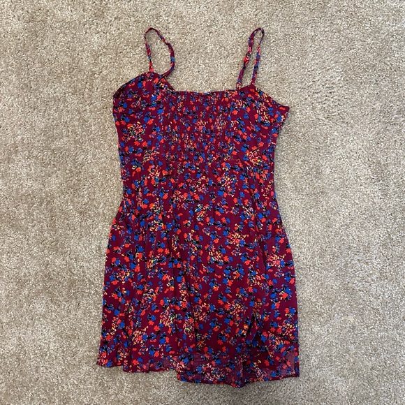 Express Mini Floral Causal Dress with Pockets - Picture 4 of 7